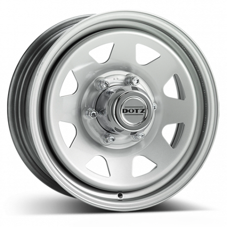 DOTZ Pharao Silver 6x15 5x139.7 ET+45 Buje 110 Standard - FYVAR 4x4
