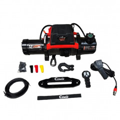CARBON WINCH DUAL EXTREME 12v 5448kg-12.000lb Cable Sintético FYVAR4x4