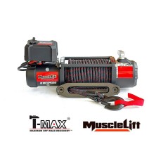 T-MAX Muscle-Lift MW12500 12V 5665kg cable plasma enfundado