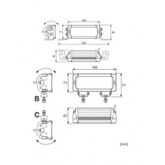 Barra LED homologada OSRAM VX180-SP DR 16,8cm, 24W, 12/24V - FYVAR 4x4