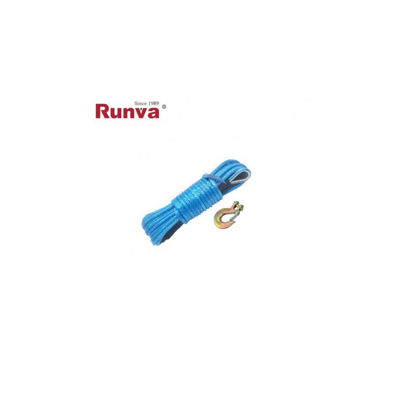 Cable sintético (Plasma) 10mm x 30m con gancho 8.900kg - 19.600lb
