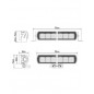 Barra LED homologada LAZER ST6 EVOLUTION 28,4cm 70W 9/32V Barra LED homologada LAZER ST6 EVOLUTION 28,4cm 70W 9/32V
